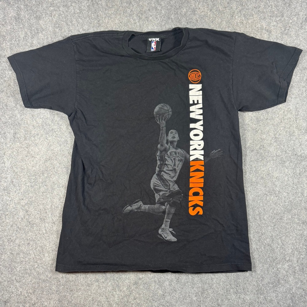 UNK Jeremy Lin New York Knicks Mens Large Black Linsanity Graphic T-Shirt NBA